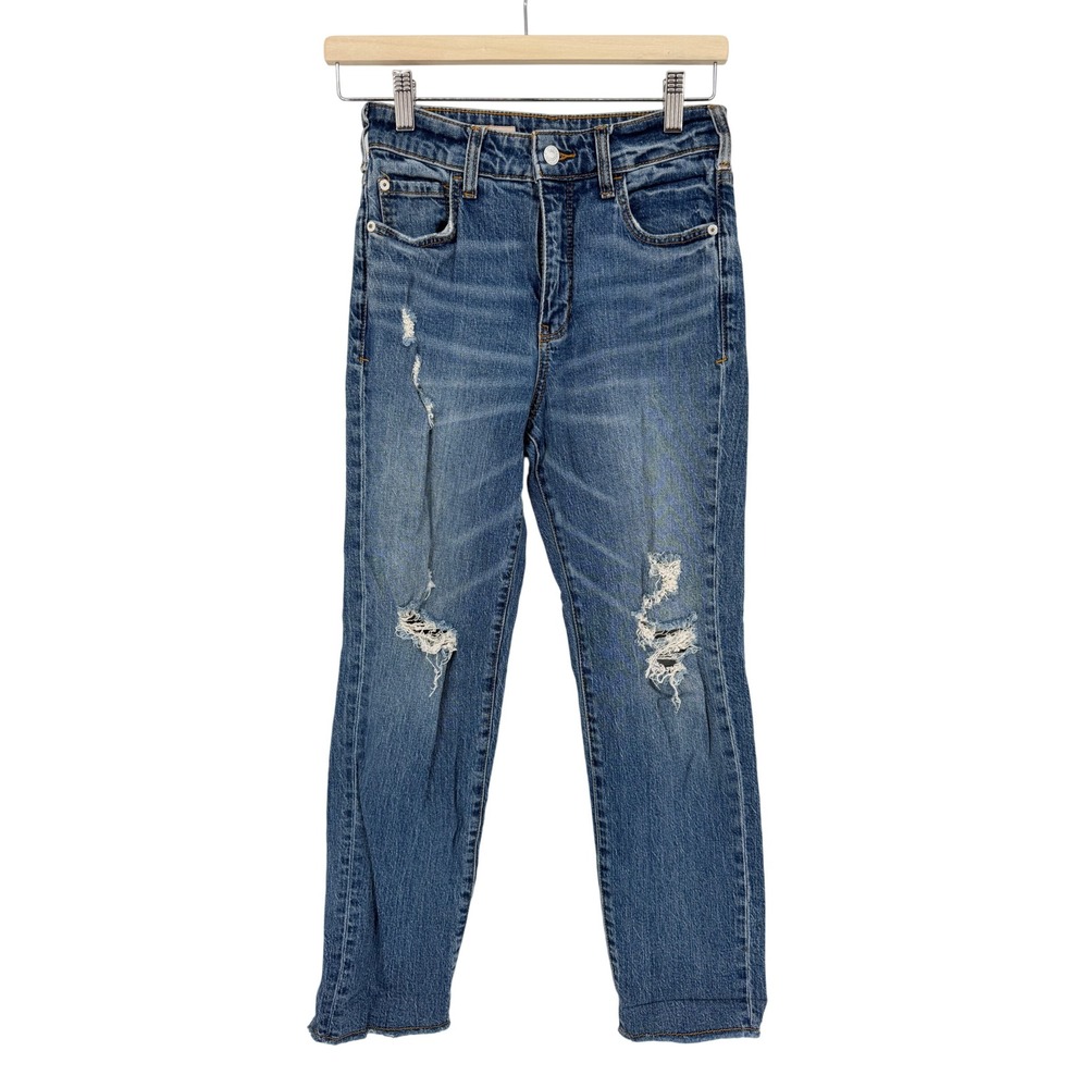 Pilcro The Vintage Straight Distressed Jeans Size 26